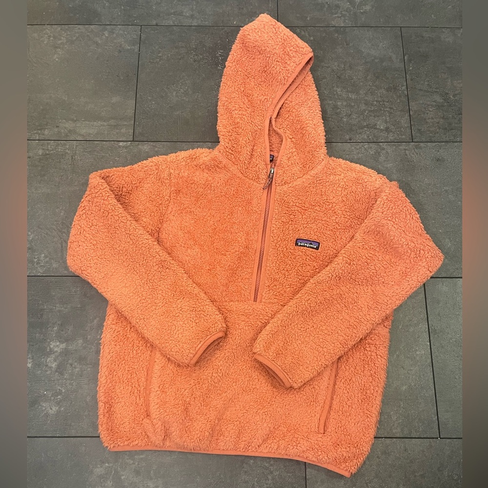Patagonia Orange Fleece Jacket